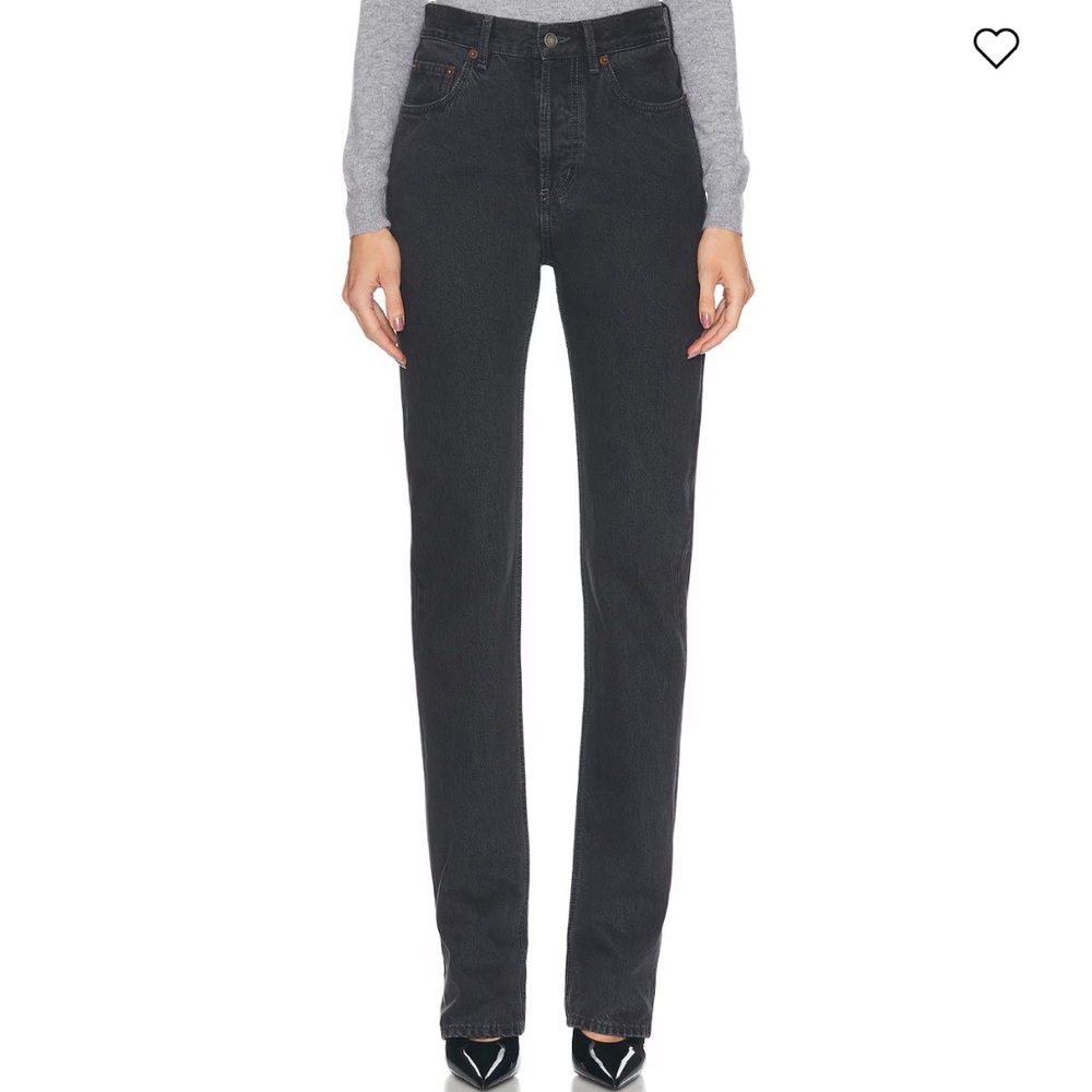 SOLD 90'S SLIM JEANS IN BLACK ROCK DENIM YSL